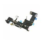 iPhone 5﻿ Dock Connector Charging Port and Headphone Jack Flex φόρτισης/ ακουστικών μαύρο