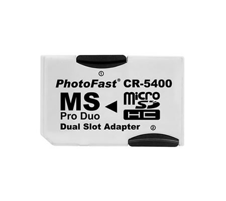 PhotoFast Dual-Slot μετατροπέας 2 x MicroSD σε MS Pro Duo