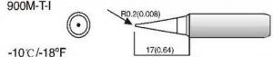 HAKKO 900M-T-I Soldering Tip μύτη κολλητηριού - Image 2