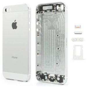 iPhone 5s Πίσω Καπάκι / Back Cover λευκό με Πλήκτρα και SIM Tray