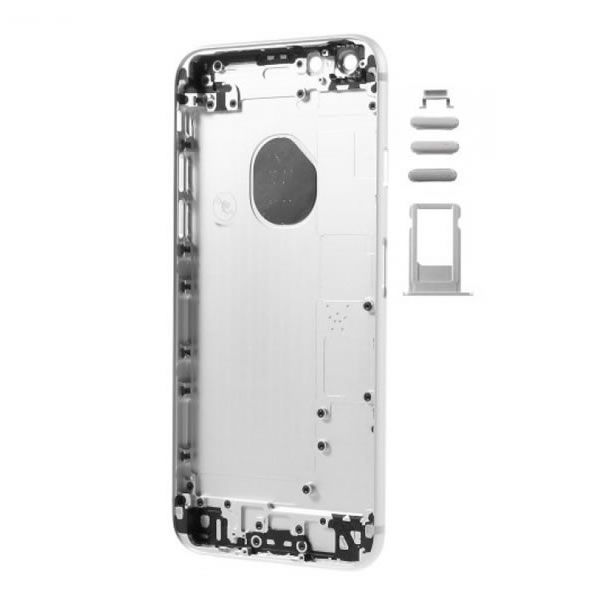 iPhone 6 Πίσω Καπάκι / Back Cover ασημένιο με Πλήκτρα και SIM Tray