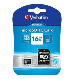 Κάρτα μνήμης microSDHC 16GB Verbatim Class 10 UHS-I