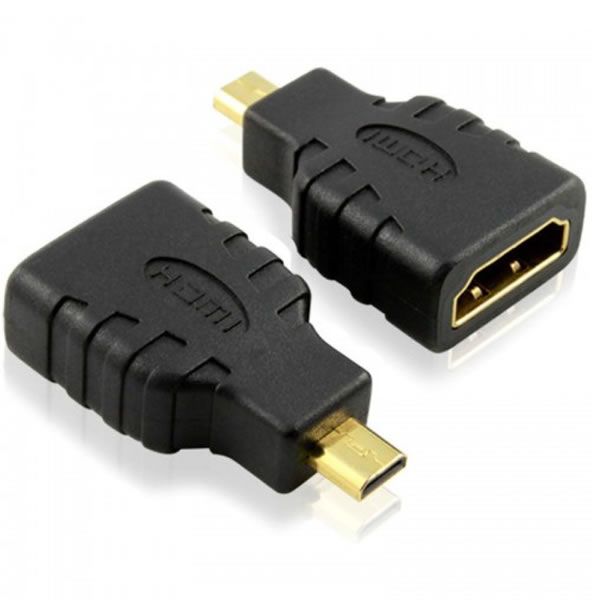 DeTech Προσαρμογέας Micro HDMI (Male) σε HDMI (Female)