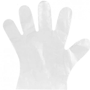 One use plastic Gloves γάντια μίας χρήσης (1 Ζευγάρι) Large