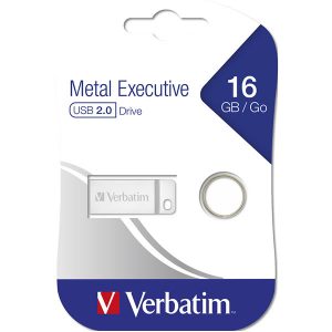 Verbatim Metal Executive 16GB USB 2.0 Ασημί
