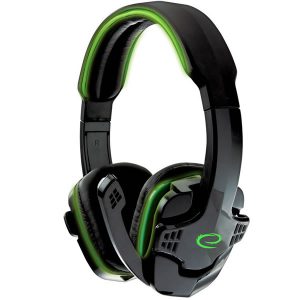Esperanza Raven EGH310G Headset Ακουστικά Μαύρο- Πράσινο