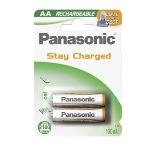 Επαναφορτιζόμενες μπαταρίες Panasonic AA 1000mAh (2τμχ)