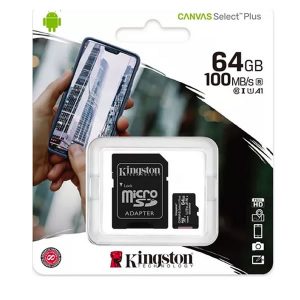 Κάρτα μνήμης Kingston micro SDXC 64GB Class 10