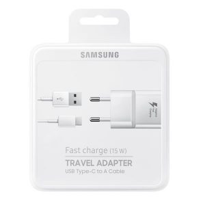 τής Samsung Galaxy S8-S9-S10 Travel Fast Charger 15W USB Type-C EP-TA20EWECGWW