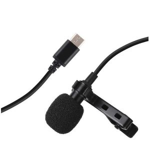 PULUZ Μικρόφωνο Lavalier Wired Condenser Recording USB-C Type-C1.5m