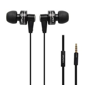 HandsFree Ακουστικά με μικρόφωνο AWEI ES900i iPod/ iPhone/ iPad/ MP3 – Black