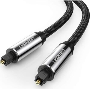 Ugreen Optical Audio Cable TOS male- TOS male Μαύρο 2m