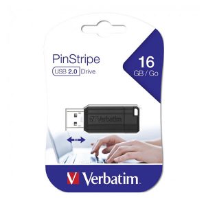 Verbatim 16GB Pinstripe USB 2.0 black