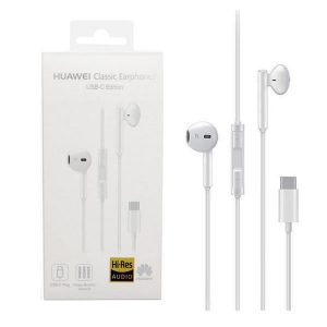 Huawei CM33 Earbuds Handsfree με Βύσμα USB-C Λευκό