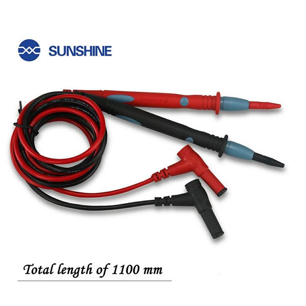Sunshine SS-024 Precision Multimeter Pen Ακροδέκτες Πολύμετρου 20A 1000V 1m