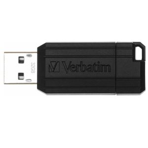 Verbatim Store n Go Pinstripe 32GB USB 2.0 Μαύρο