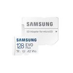 Κάρτα Μνήμης microSDXC 128GB Samsung Evo+ U3 με Adapter