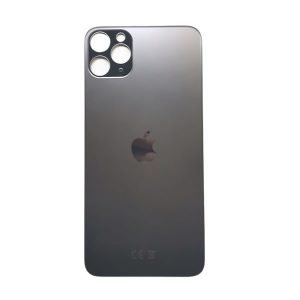 Πίσω Καπάκι iPhone 11 Pro Max Back Cover Glass Μαύρο
