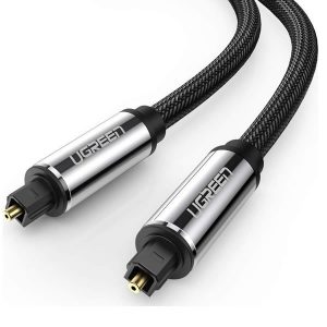 Ugreen Optical Audio Cable TOS male- TOS male Μαύρο 3m (Οπτική ίνα)