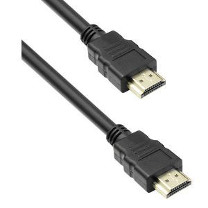 DeTech HDMI Cable HDMI male - HDMI male 1.3m Μαύρο