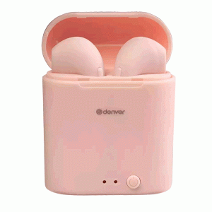 Denver TWE-46 In-ear Bluetooth Handsfree Ροζ