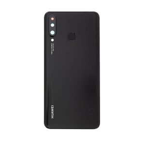 Καπάκι μπαταρίας για Huawei P30 Lite με Camera glass Back Cover Μαύρο