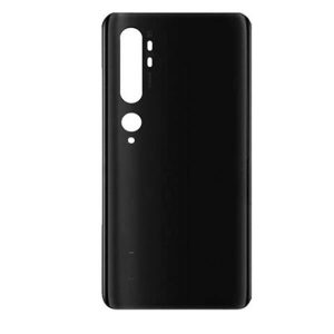 Καπάκι Μπαταρίας για Xiaomi Mi Note 10 4G Back Cover με Camera glass Μαύρο
