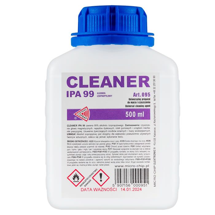 Cleanser IPA 99 500ml MICROCHIP ART.095