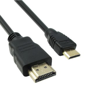 DeTech Καλώδιο HDMI σε Mini HDMI 1.5m Μαύρο