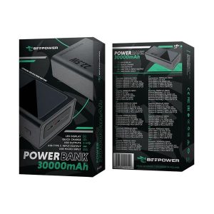 Power Bank BeePower BP-30PD 30000mAh 22.5W PD USB-C + 2 x USB3.0