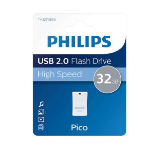 Philips Pico 32GB USB 2.0 Stick Γκρι