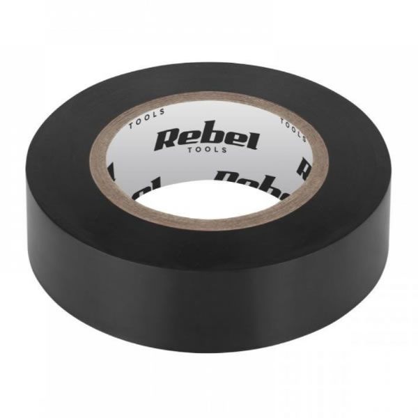Μονωτική Ταινία REBEL (0.13mmx19mm) 9m Μαύρη