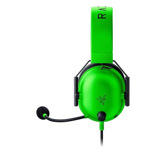 Razer BlackShark V2 X Over Ear Gaming Headset με σύνδεση 3.5mm Πράσινα