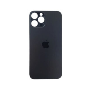 iPhone 13 Pro Max Back Glass big hole Πίσω Καπάκι Μαύρο