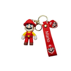 Μπρελόκ Super Mario firefighter με κόκκινο λουράκι