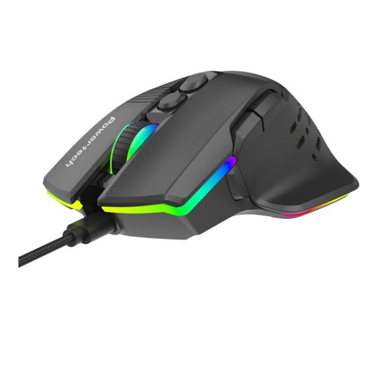 Gaming ποντίκι RGB Light Powertech PT-1274 12000Dpi ενσύρματο
