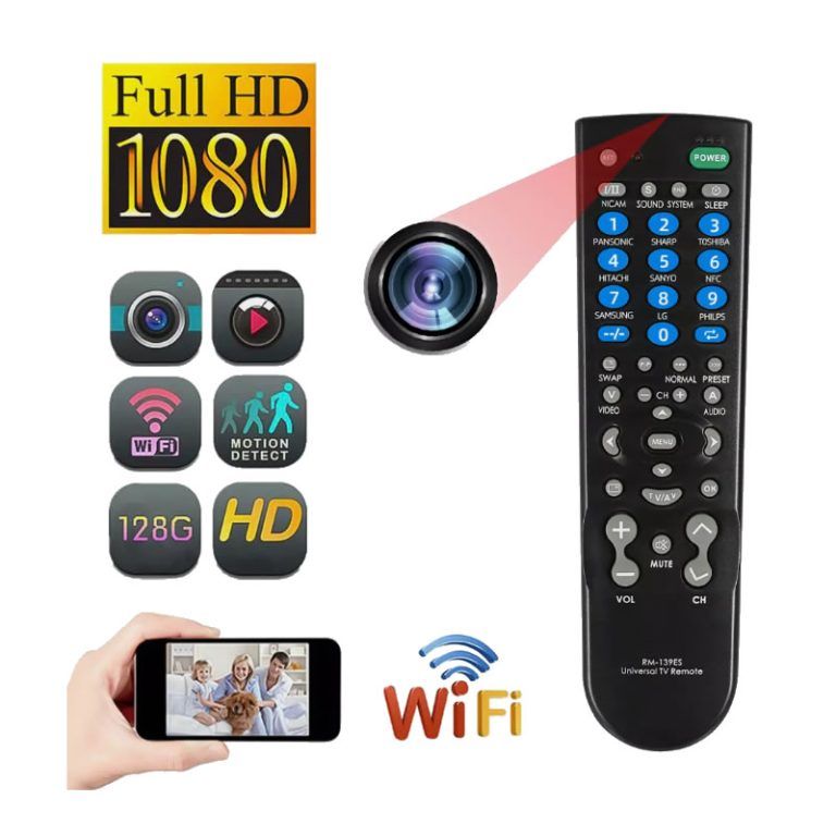 Κρυφή κάμερα Τηλεχειριστήριο HD1080P WiFi Security Camera