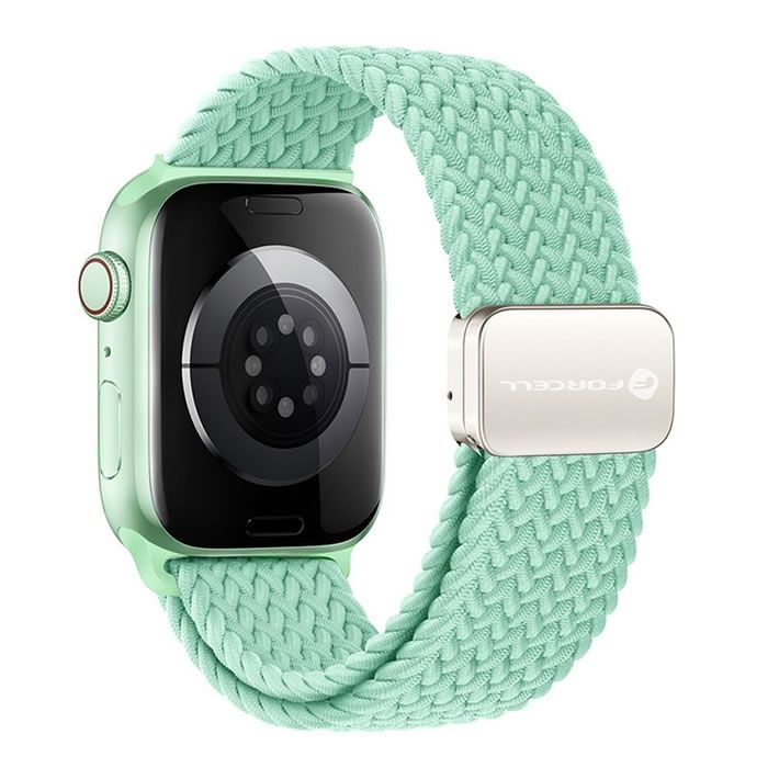 Λουράκι για APPLE Watch 42 / 44 / 45 / 49 mm Φυστικί νάιλον μαγνητικό FORCELL F-DESIGN FA02