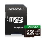 Κάρτα μνήμης microSDXC 256 GB ADATA Speed Plus (UHS-I U3, Class 10, V30, A2)