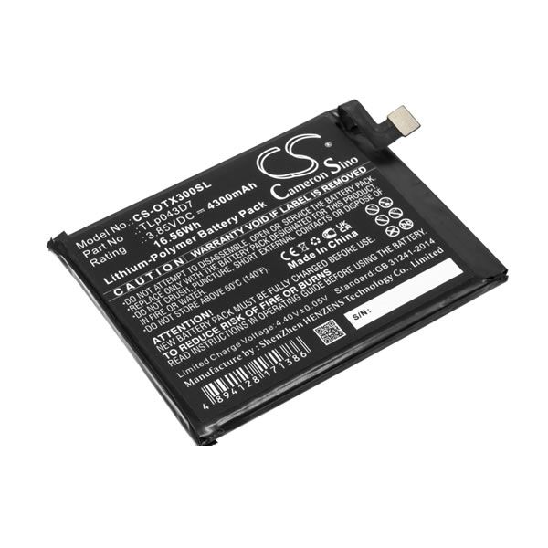 Μπαταρία TLP048A1 / TLP048A8 / TLP048A7 για TCL 405 / 20L / 20 SE / 306 / 20 XE / 30 SE / 30E / 30 XL / Alcatel 3X 2020 4300mAh