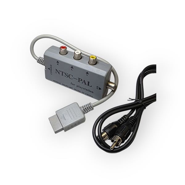 PSX NTSC PAL Conventor + RF Unit Cable