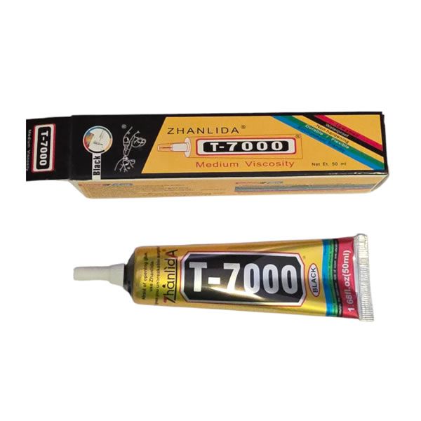 Κόλλα T7000 Zhanlida 50ml μαύρη για οθόνη κινητού