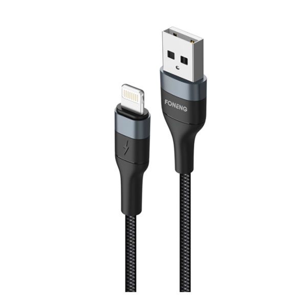 Καλώδιο USB-A to Lighting 3A Foneng X51 2m Black