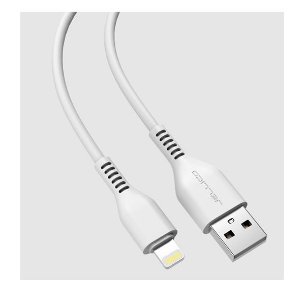 Καλώδιο USB-A to Lighting JELLICO KDS-32 3.1A 2M White
