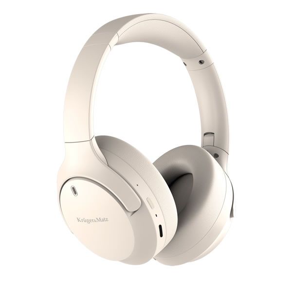 Ασύρματα ακουστικά Kruger&Matz Street 4 με ANC, μπεζ