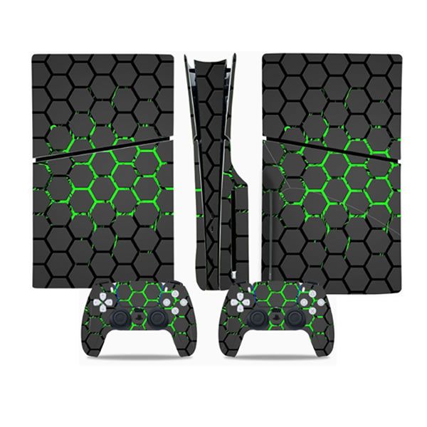Αυτοκόλλητα για PS5 Slim Disk Edition Dark Green
