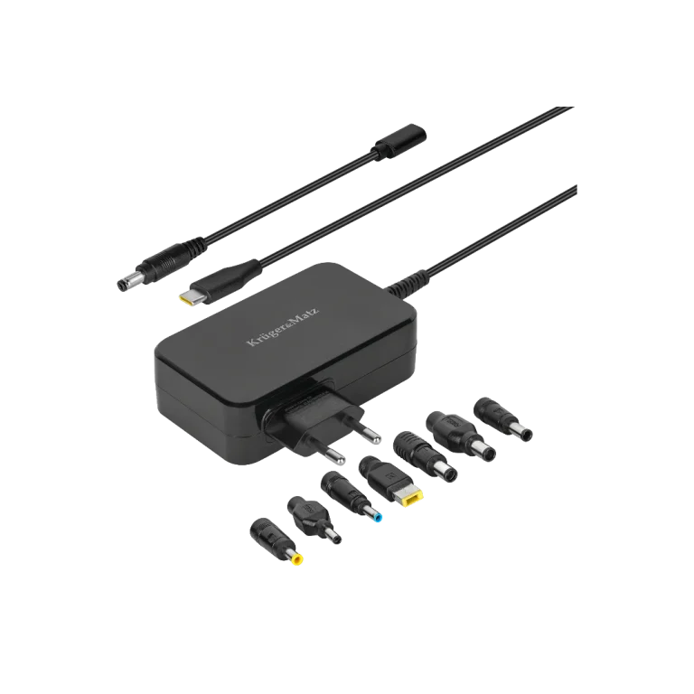Universal Τροφοδοτικό Kruger&Matz 90W PD με 7 βύσματα