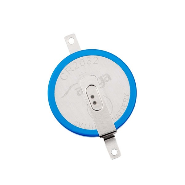 Μπαταρία λιθίου CR2032 με 2pin λαμάκια ST2NB Li-MnO2 3V / 210mAh (Akyga AKY0894)