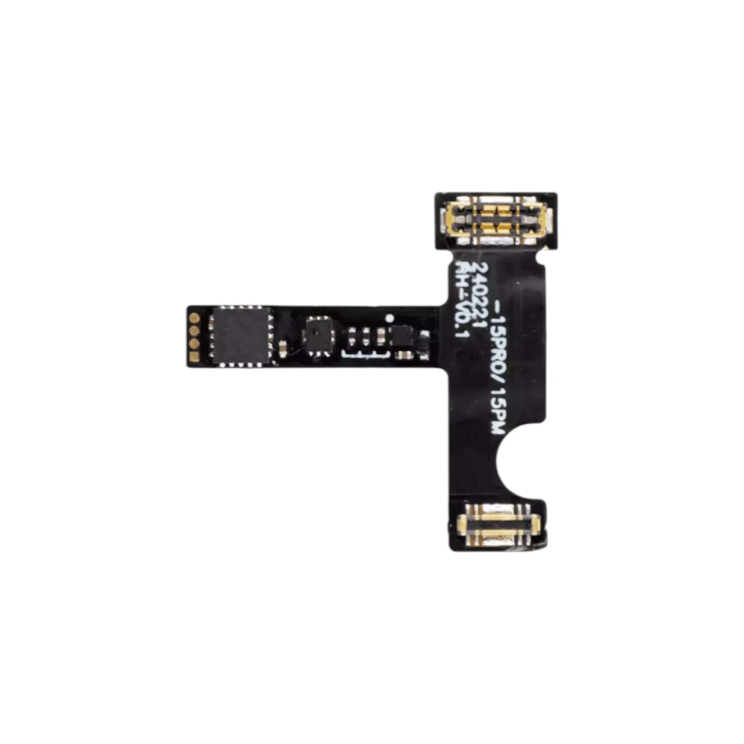 Pre-programmed Universal Flex Battery Tag-On For iPhone 15 Pro / 15 Pro Max (Compatible With I2C, JCID, Qianli)