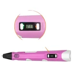 3D Pen Στυλό Εκτύπωσης 3D Ροζ — Magic Printer με Νήμα 110m